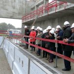 Visite du chantier par les élus