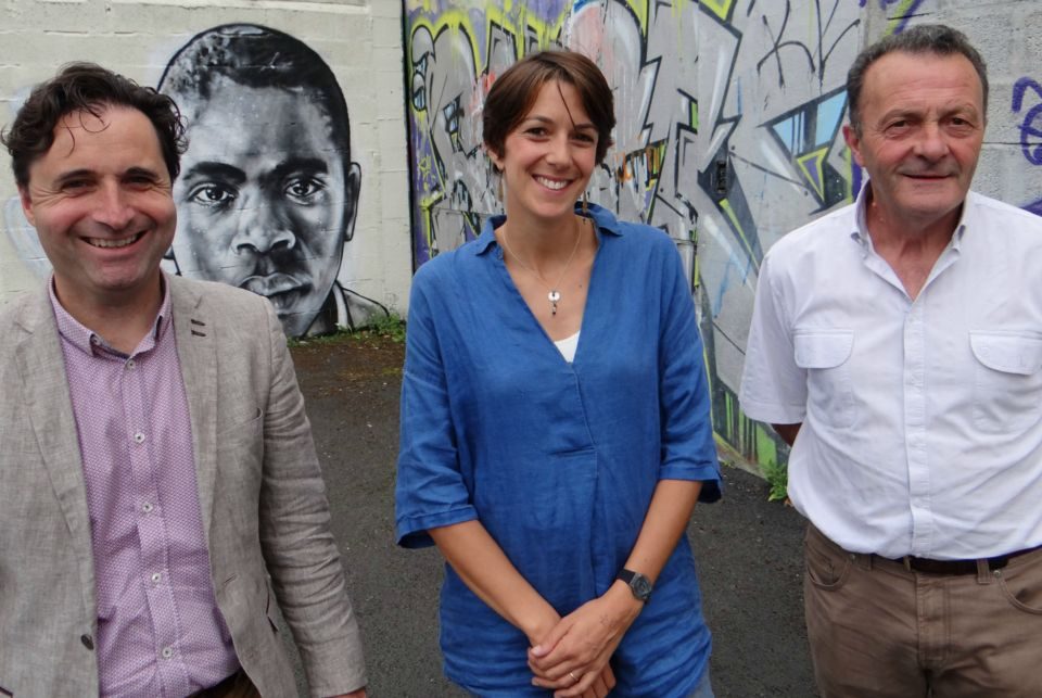 Franck Esparza, Coordinateur jeunesse, Cécile Raseta, Resp. SIJ, Gaby Le Guellec, Vice-Président