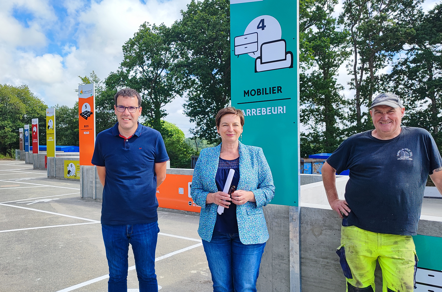 La déchèterie communautaire de Lannugat à Douarnenez rouvre au public