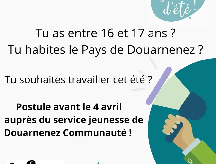 Lancement des jobs été pour mineurs 2026