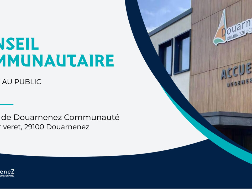 Conseil communautaire - Douarnenez Communauté