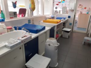 salle de changes - multi accueil